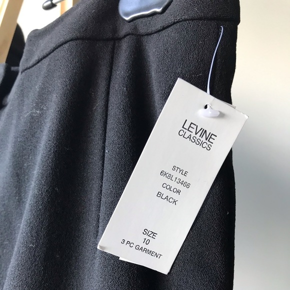 Sz 10 Jacket | Larry Levine Classic Black Blazer/Jacket NWT 💃🏽 - Picture 12 of 16